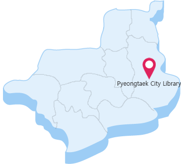 Pyeongtaek city library map image